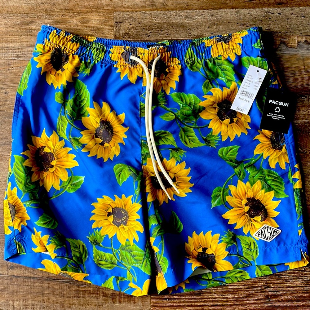 Sunflower Swim Trunks